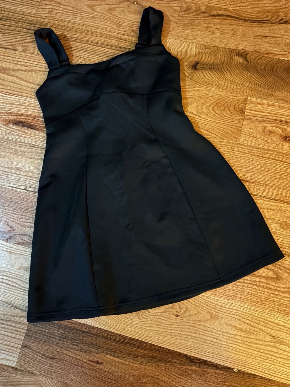Classic Black Sleeveless A-Line Dress